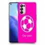 כדורגל - כדור כיסוי מגן קשיח בעיצוב אישי עם השם שלך ל Oppo Reno5 Pro 5G יחידה אחת סקרין מובייל