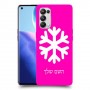 שלג כיסוי מגן קשיח בעיצוב אישי עם השם שלך ל Oppo Reno5 Pro 5G יחידה אחת סקרין מובייל