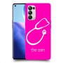 רופא סטטוסקופ כיסוי מגן קשיח בעיצוב אישי עם השם שלך ל Oppo Reno5 Pro 5G יחידה אחת סקרין מובייל
