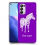 זברה כיסוי מגן קשיח בעיצוב אישי עם השם שלך ל Oppo Reno5 Pro 5G יחידה אחת סקרין מובייל