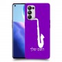 סקספון כיסוי מגן קשיח בעיצוב אישי עם השם שלך ל Oppo Reno5 Pro 5G יחידה אחת סקרין מובייל
