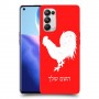 תרנגול כיסוי מגן קשיח בעיצוב אישי עם השם שלך ל Oppo Reno5 Pro 5G יחידה אחת סקרין מובייל