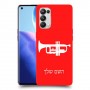 חצוצרה כיסוי מגן קשיח בעיצוב אישי עם השם שלך ל Oppo Reno5 Pro 5G יחידה אחת סקרין מובייל