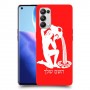 דלי כיסוי מגן קשיח בעיצוב אישי עם השם שלך ל Oppo Reno5 Pro 5G יחידה אחת סקרין מובייל