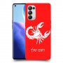 עקרב כיסוי מגן קשיח בעיצוב אישי עם השם שלך ל Oppo Reno5 Pro 5G יחידה אחת סקרין מובייל