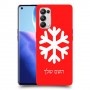 שלג כיסוי מגן קשיח בעיצוב אישי עם השם שלך ל Oppo Reno5 Pro 5G יחידה אחת סקרין מובייל