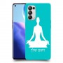 יוגה כיסוי מגן קשיח בעיצוב אישי עם השם שלך ל Oppo Reno5 Pro 5G יחידה אחת סקרין מובייל