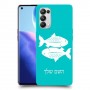 דגים כיסוי מגן קשיח בעיצוב אישי עם השם שלך ל Oppo Reno5 Pro 5G יחידה אחת סקרין מובייל