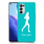 ג'וגלין - אישה כיסוי מגן קשיח בעיצוב אישי עם השם שלך ל Oppo Reno5 Pro 5G יחידה אחת סקרין מובייל