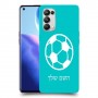 כדורגל - כדור כיסוי מגן קשיח בעיצוב אישי עם השם שלך ל Oppo Reno5 Pro 5G יחידה אחת סקרין מובייל