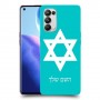 מגן דוד - ישראל כיסוי מגן קשיח בעיצוב אישי עם השם שלך ל Oppo Reno5 Pro 5G יחידה אחת סקרין מובייל