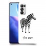 זברה כיסוי מגן קשיח בעיצוב אישי עם השם שלך ל Oppo Reno5 Pro 5G יחידה אחת סקרין מובייל