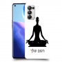 יוגה כיסוי מגן קשיח בעיצוב אישי עם השם שלך ל Oppo Reno5 Pro 5G יחידה אחת סקרין מובייל