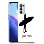 גלישה כיסוי מגן קשיח בעיצוב אישי עם השם שלך ל Oppo Reno5 Pro 5G יחידה אחת סקרין מובייל