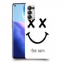 סמיילי כיסוי מגן קשיח בעיצוב אישי עם השם שלך ל Oppo Reno5 Pro 5G יחידה אחת סקרין מובייל