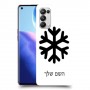שלג כיסוי מגן קשיח בעיצוב אישי עם השם שלך ל Oppo Reno5 Pro 5G יחידה אחת סקרין מובייל