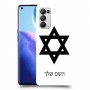 מגן דוד - ישראל כיסוי מגן קשיח בעיצוב אישי עם השם שלך ל Oppo Reno5 Pro 5G יחידה אחת סקרין מובייל