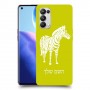 זברה כיסוי מגן קשיח בעיצוב אישי עם השם שלך ל Oppo Reno5 Pro 5G יחידה אחת סקרין מובייל