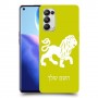 אריה כיסוי מגן קשיח בעיצוב אישי עם השם שלך ל Oppo Reno5 Pro 5G יחידה אחת סקרין מובייל