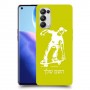 ילד סקייטבורד כיסוי מגן קשיח בעיצוב אישי עם השם שלך ל Oppo Reno5 Pro 5G יחידה אחת סקרין מובייל