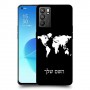 מפת העולם כיסוי מגן קשיח בעיצוב אישי עם השם שלך ל Oppo Reno6 5G יחידה אחת סקרין מובייל