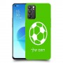 כדורגל - כדור כיסוי מגן קשיח בעיצוב אישי עם השם שלך ל Oppo Reno6 5G יחידה אחת סקרין מובייל
