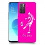 שחקן כדורגל כיסוי מגן קשיח בעיצוב אישי עם השם שלך ל Oppo Reno6 5G יחידה אחת סקרין מובייל