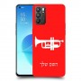 חצוצרה כיסוי מגן קשיח בעיצוב אישי עם השם שלך ל Oppo Reno6 5G יחידה אחת סקרין מובייל