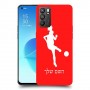 כדורגל - אישה כיסוי מגן קשיח בעיצוב אישי עם השם שלך ל Oppo Reno6 5G יחידה אחת סקרין מובייל