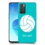 כדורעף - כדור כיסוי מגן קשיח בעיצוב אישי עם השם שלך ל Oppo Reno6 5G יחידה אחת סקרין מובייל
