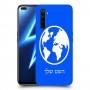 עולם כיסוי מגן קשיח בעיצוב אישי עם השם שלך ל Realme 6 Pro יחידה אחת סקרין מובייל