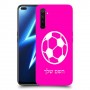 כדורגל - כדור כיסוי מגן קשיח בעיצוב אישי עם השם שלך ל Realme 6 Pro יחידה אחת סקרין מובייל