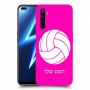 כדורעף - כדור כיסוי מגן קשיח בעיצוב אישי עם השם שלך ל Realme 6 Pro יחידה אחת סקרין מובייל