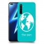 עולם כיסוי מגן קשיח בעיצוב אישי עם השם שלך ל Realme 6 Pro יחידה אחת סקרין מובייל