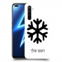 שלג כיסוי מגן קשיח בעיצוב אישי עם השם שלך ל Realme 6 Pro יחידה אחת סקרין מובייל
