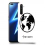 עולם כיסוי מגן קשיח בעיצוב אישי עם השם שלך ל Realme 6 Pro יחידה אחת סקרין מובייל