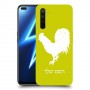 תרנגול כיסוי מגן קשיח בעיצוב אישי עם השם שלך ל Realme 6 Pro יחידה אחת סקרין מובייל