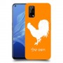 תרנגול כיסוי מגן קשיח בעיצוב אישי עם השם שלך ל Realme 7 5G יחידה אחת סקרין מובייל
