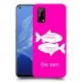 דגים כיסוי מגן קשיח בעיצוב אישי עם השם שלך ל Realme 7 5G יחידה אחת סקרין מובייל
