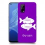 דגים כיסוי מגן קשיח בעיצוב אישי עם השם שלך ל Realme 7 5G יחידה אחת סקרין מובייל