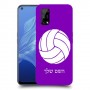 כדורעף - כדור כיסוי מגן קשיח בעיצוב אישי עם השם שלך ל Realme 7 5G יחידה אחת סקרין מובייל