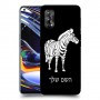 זברה כיסוי מגן קשיח בעיצוב אישי עם השם שלך ל Realme 7 Pro יחידה אחת סקרין מובייל