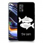 דגים כיסוי מגן קשיח בעיצוב אישי עם השם שלך ל Realme 7 Pro יחידה אחת סקרין מובייל