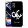 עקרב כיסוי מגן קשיח בעיצוב אישי עם השם שלך ל Realme 7 Pro יחידה אחת סקרין מובייל