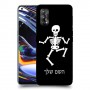 שלד כיסוי מגן קשיח בעיצוב אישי עם השם שלך ל Realme 7 Pro יחידה אחת סקרין מובייל