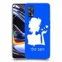 אישה אהבה כיסוי מגן קשיח בעיצוב אישי עם השם שלך ל Realme 7 Pro יחידה אחת סקרין מובייל