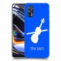 כינור כיסוי מגן קשיח בעיצוב אישי עם השם שלך ל Realme 7 Pro יחידה אחת סקרין מובייל