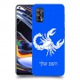 עקרב כיסוי מגן קשיח בעיצוב אישי עם השם שלך ל Realme 7 Pro יחידה אחת סקרין מובייל