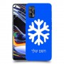 שלג כיסוי מגן קשיח בעיצוב אישי עם השם שלך ל Realme 7 Pro יחידה אחת סקרין מובייל