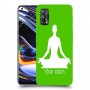יוגה כיסוי מגן קשיח בעיצוב אישי עם השם שלך ל Realme 7 Pro יחידה אחת סקרין מובייל